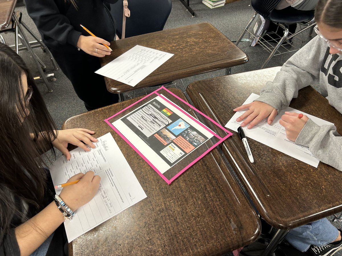MsAguilar_SS's tweet photo. 6th grade SS determining the economic systems of countries in South America using text evidence 🤩 https://t.co/NEgYtD08v7