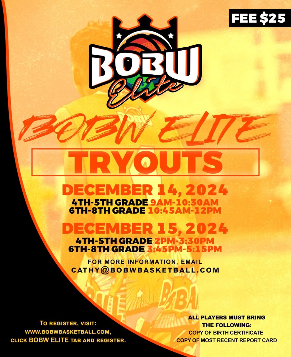 BobwElite's tweet photo. Colleges won't ask about your 11U team's performance at a 1-2 day event. At BOBW, we focus on long-term growth, elite fundamentals, and Basketball IQ for 4th-8th grade players. Try out this December &amp; take your game to the next level! https://t.co/E5LsfODSvY