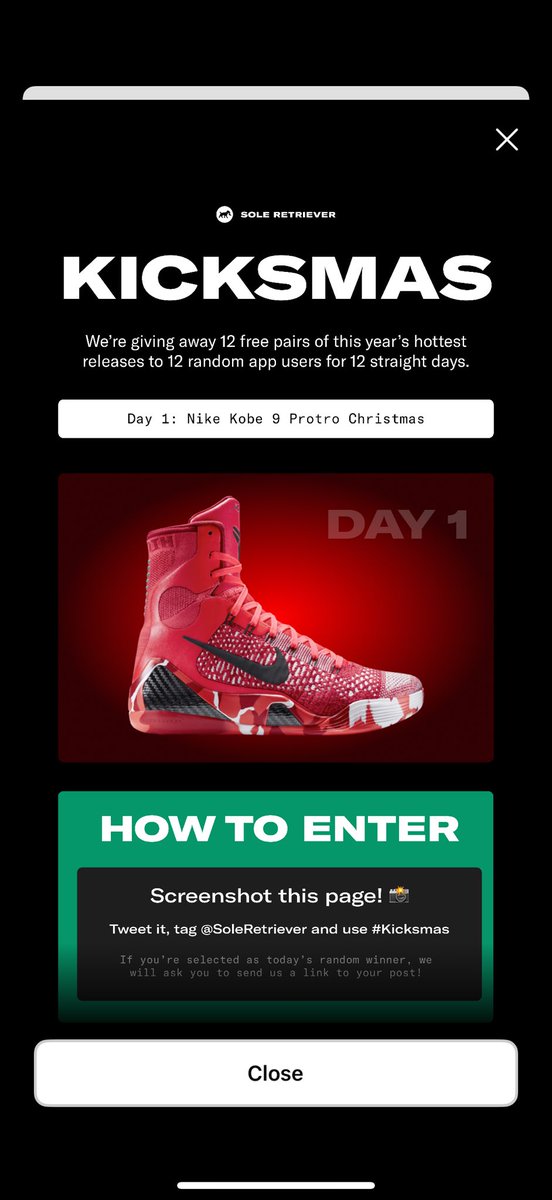 kkinlen's tweet photo. @SoleRetriever #kicksmas https://t.co/Dbpcn6GSuD