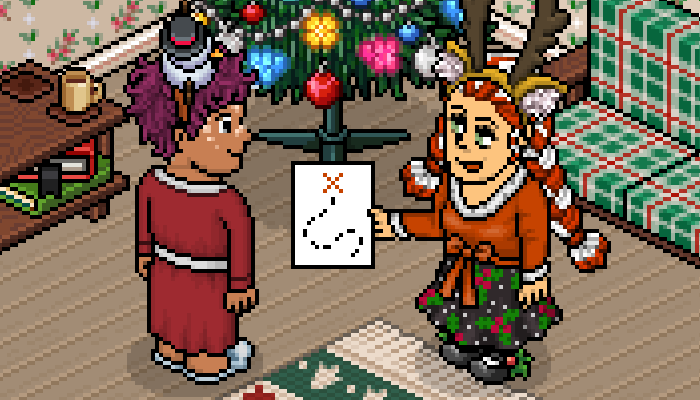 BacconsBR's tweet photo. Disponível: Tarefa Caça ao Tesouro de Natal

Saiba como completar a nova tarefa disponível no hotel.
#Habbo https://t.co/E0sKLFsCIq