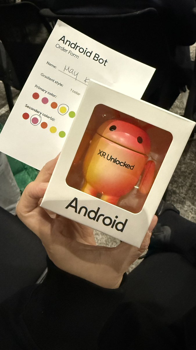 mmkim's tweet photo. Fun to be @Google @Android XR Unlocked event today! 👋🏼 @YasmineEvjen https://t.co/gxyi7iDEzP