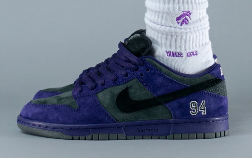 Ovrnundr's tweet image. Supreme x Nike SB Dunk Low “Ink”

• May 2025
• $135 dollars