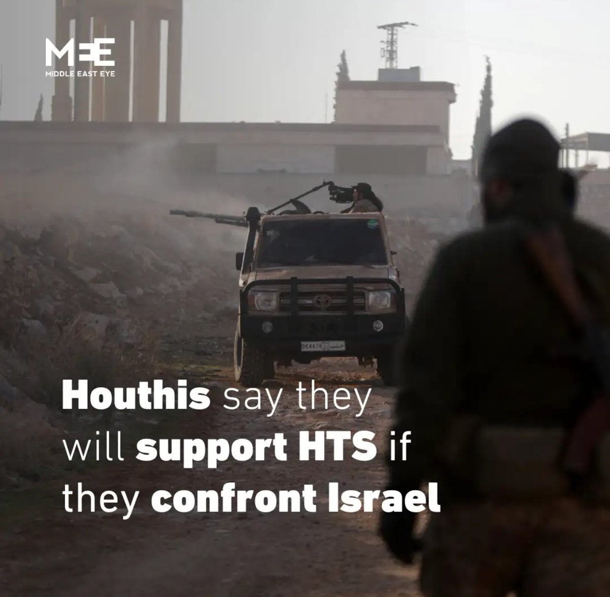 OfficialHFJ2's tweet photo. Not only Houthis. 
But the whole of the #resistance will.
But that's not what HTS has been brought for! #Syria https://t.co/lh34Y04P2g
