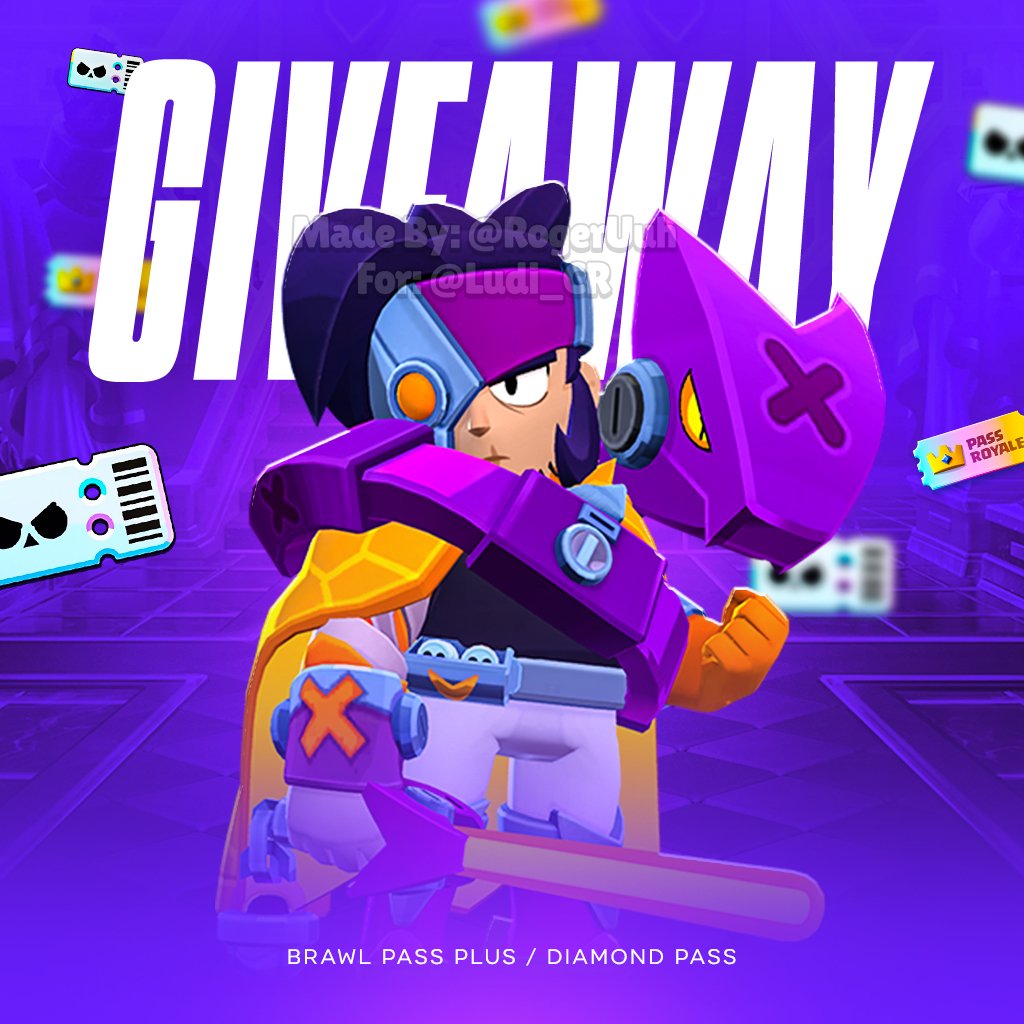 🎁 𝗚𝗜𝗩𝗘𝗔𝗪𝗔𝗬 🎁

 ⭐️ Brawl Pass Plus
 💎 or Diamond Pass

⭐️ Follow <a href="/Ludi_CR/">ʟᴜᴅɪ</a>
⭐️ Follow <a href="/Ludi_DC/">Ludi</a>
⭐️ Like♥️ &amp; RT♻️
⭐️ Comment which prize you want

Ends in 3 days. Good Luck 🍀
#ClashRoyale #BrawlStars