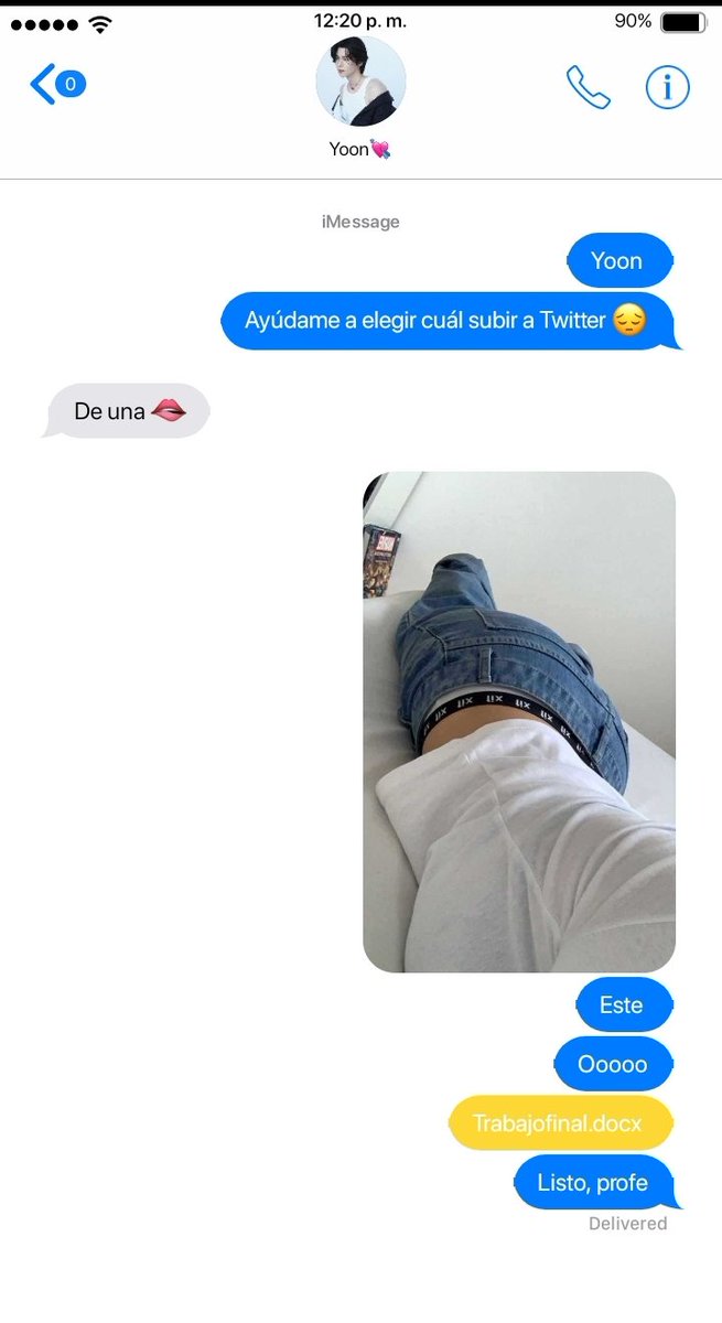Mini #kookminau dónde 🐣 se confunde y le manda una nude a su profe 🐰