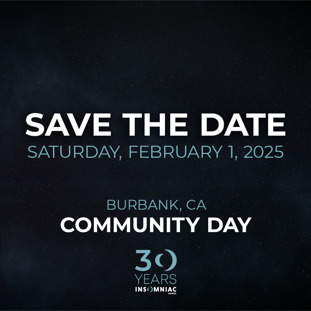 Insomniac Games tweet media
