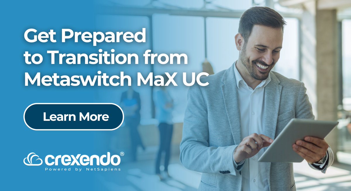 netsapiens's tweet photo. Download our Comprehensive Guide to Transitioning off Metaswitch MaX UC and learn expert strategies and best practices to ensure a seamless migration in this free eBook.
๐ https://t.co/XqY4oje0Z9๐
#MetaSwitch #MSP #Crexendo #eBook https://t.co/bDBvVFMPIQ