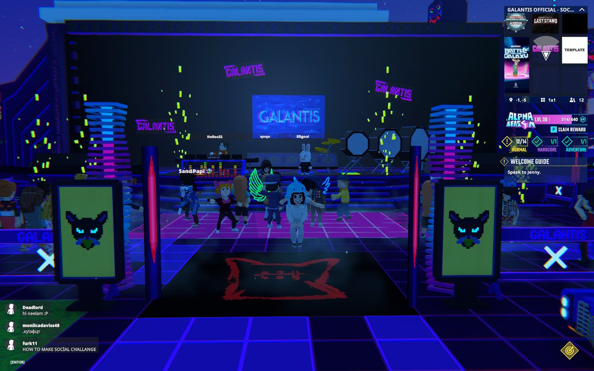 MuR4D_l's tweet photo. Rocking out at the @wearegalantis Stage in @TheSandboxGame. The virtual crowd is going wild! 🎉🔊 https://t.co/vK3LdjnBuh #TheSandbox #AlphaSeason4 #AS4SocialChallenge https://t.co/oMyNuaVRw8