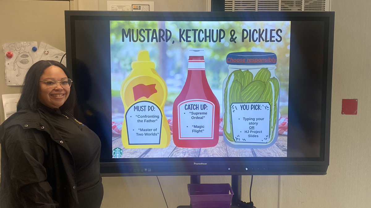 East Garner Magnet (@eastgarnermms) on Twitter photo Ms. Parker's 6th graders are on their own Hero's Journey! Using our Ketchup Mustard & Pickles method, they’ll catch up, tackle must-dos, and pick fun choices to create their epic stories. Ready for some creative adventures! #HeroesJourney #CreativeWriting #ELA #EGMMS Ms. Parker's 6th graders are on their own Hero's Journey! Using our Ketchup Mustard & Pickles method, they’ll catch up, tackle must-dos, and pick fun choices to create their epic stories. Ready for some creative adventures! #HeroesJourney #CreativeWriting #ELA #EGMMS