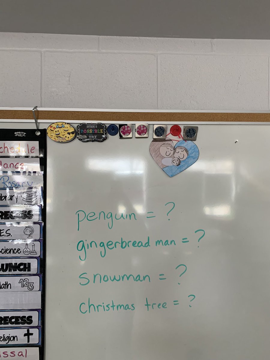 MrsSnyder7's tweet photo. Hey @HCMaltonDPCDSB !
Today the 2’s of Rm. 108 are tackling the problem of the week as they try to figure out what number each picture symbol represents. Math minds are currently at work! #dpmath https://t.co/itpDEdBSXP