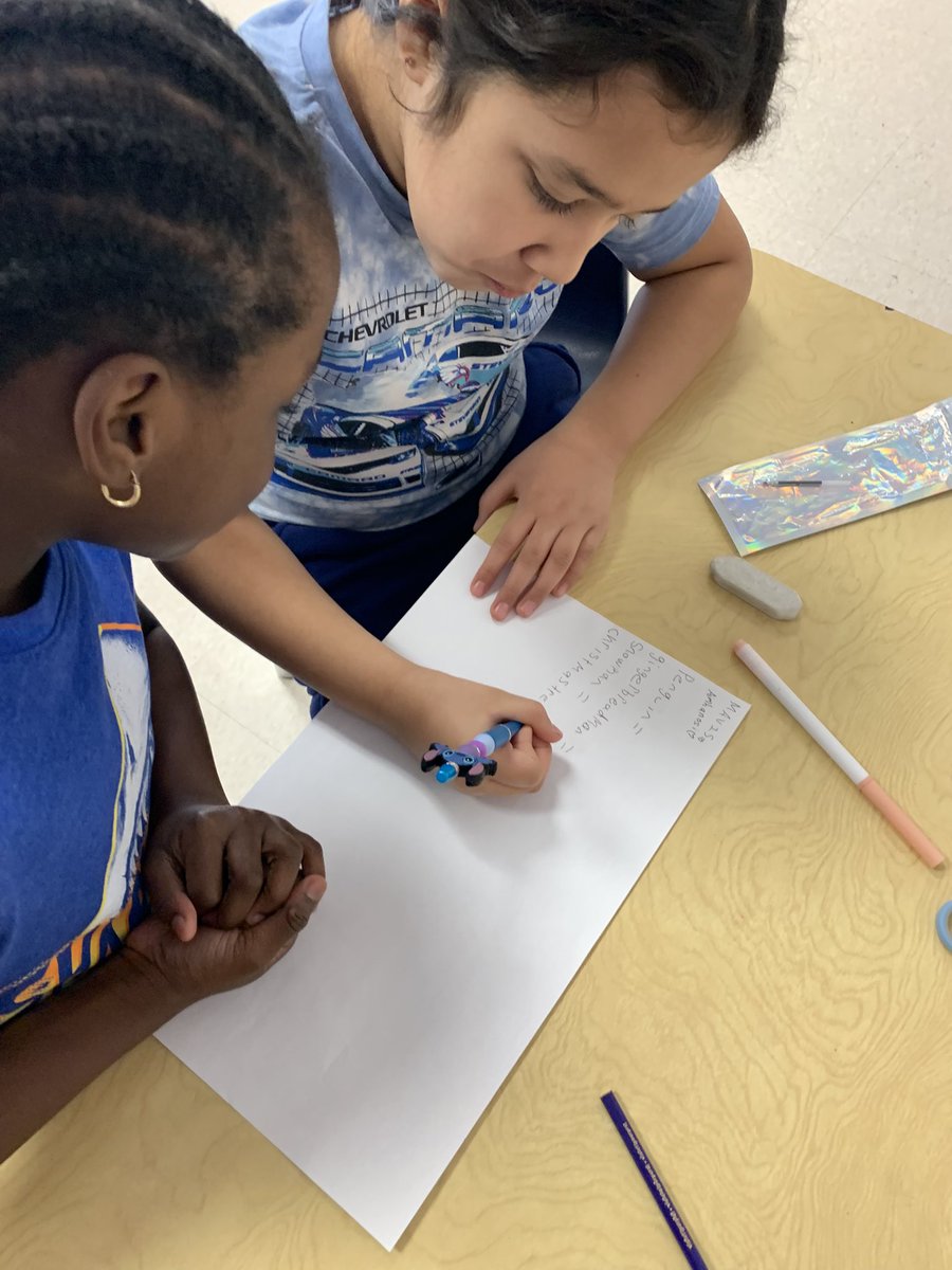 MrsSnyder7's tweet photo. Hey @HCMaltonDPCDSB !
Today the 2’s of Rm. 108 are tackling the problem of the week as they try to figure out what number each picture symbol represents. Math minds are currently at work! #dpmath https://t.co/itpDEdBSXP
