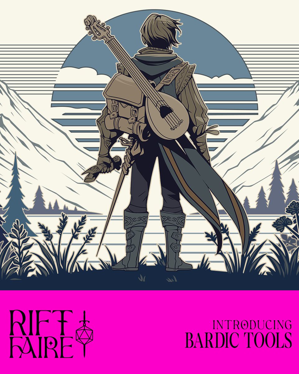 It’s almost time for London's Arcanist Tavern's Rift Faire and we are preparing a game for those who dare try their bardic skills with us! 
Want to earn a place in the guild? A set of dice? Well, come to our booth to show off your chops in a little game! 

#ttrpg #dnd5e #dnd