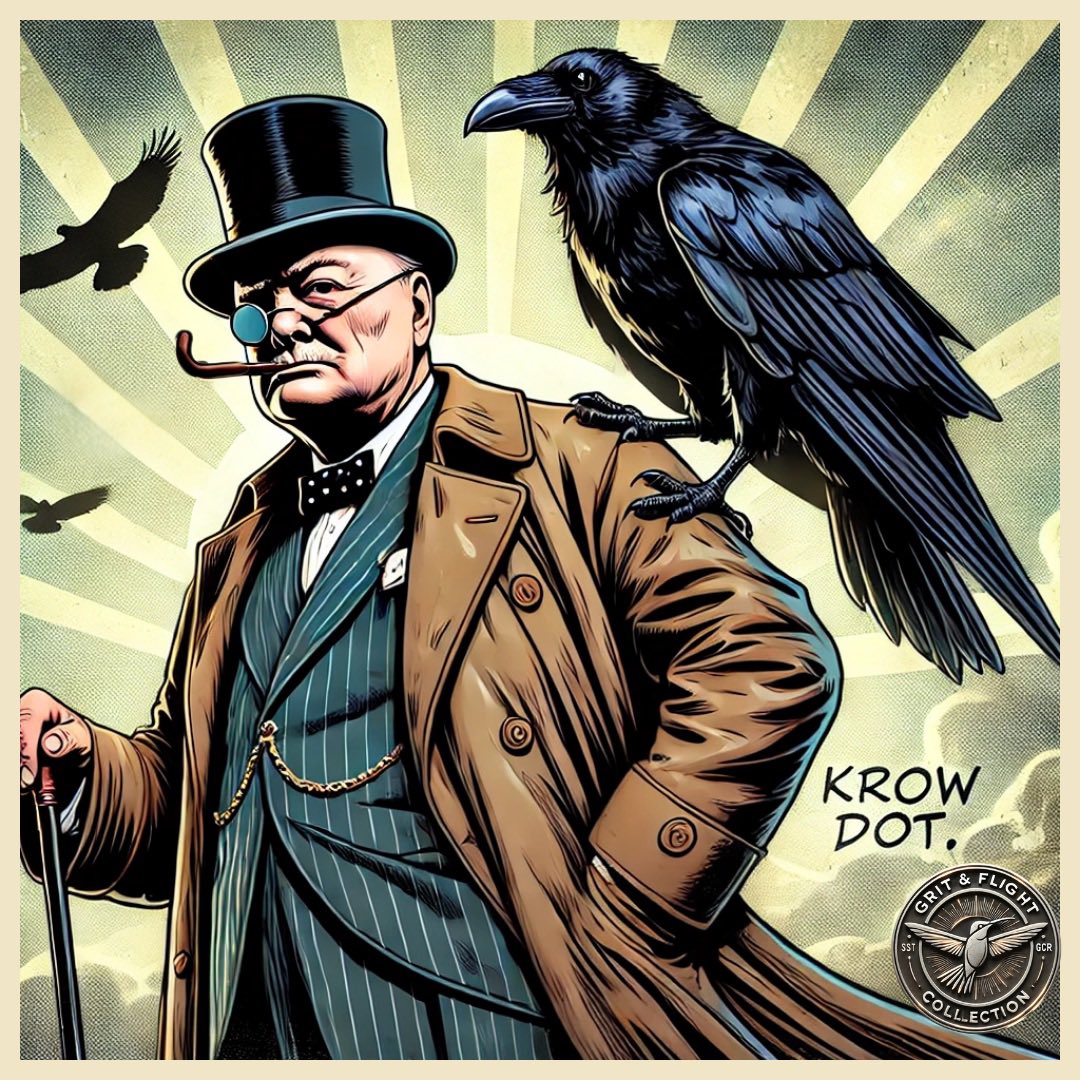 Guppyinchief's tweet photo. The crow has eyes, Winston. #gritcomics #GrittyComics https://t.co/r7Bvxomjoi