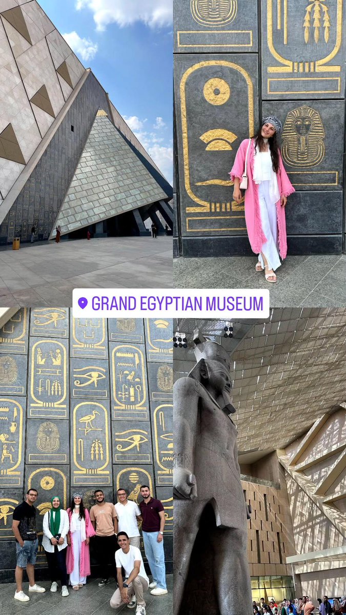 The Grand Egyptian Museum houses Egypt's ancient treasures.

#Golden_Egypt 
#SEP
#EPSF