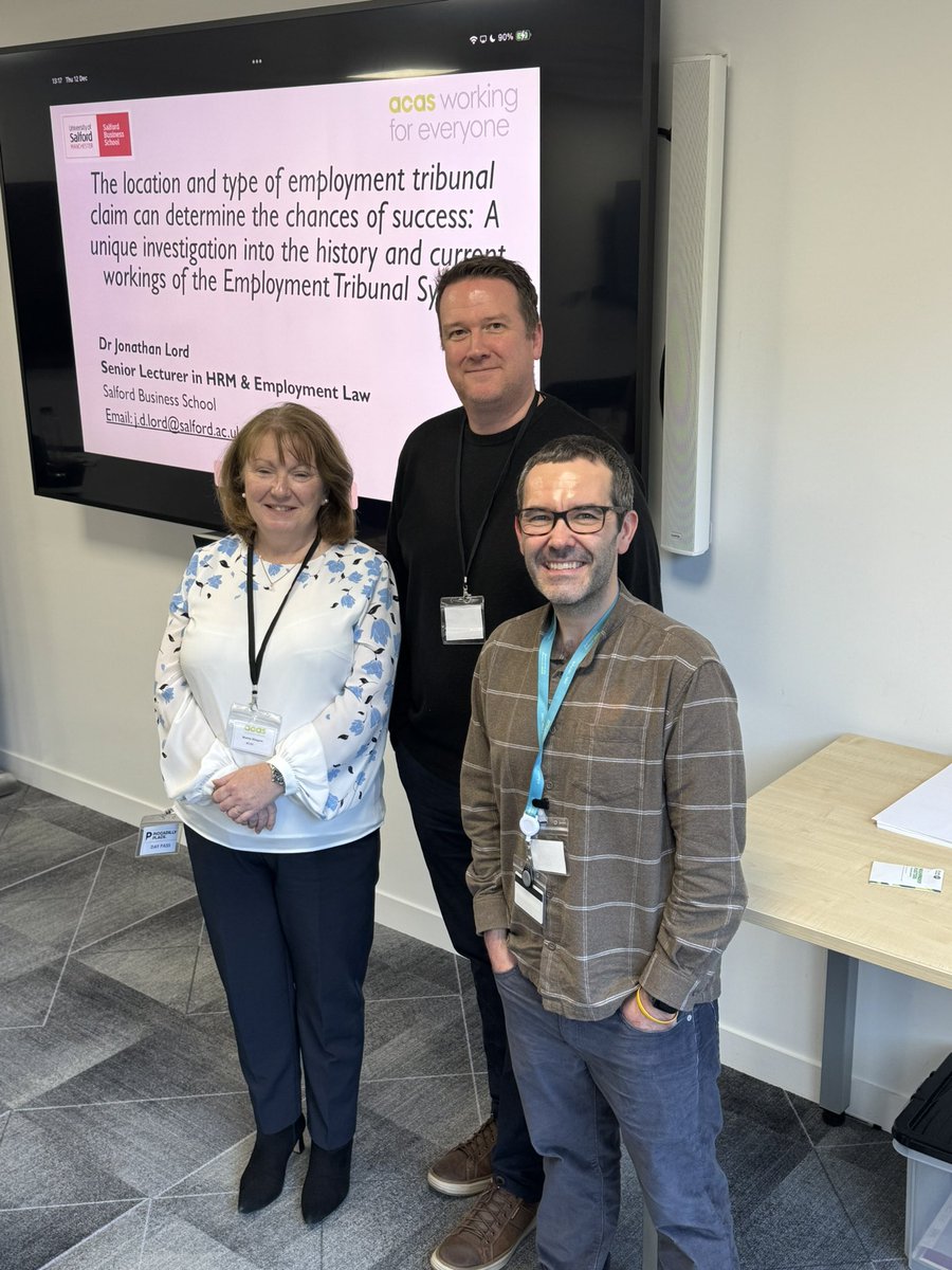 Dr Jonathan Lord (@drjdlord) on Twitter photo Great to present at Acas โs Full Time Official seminar today, discussing all things Employment Tribunals. With Gareth Howard , Marina Glasgow and Matt <a href="/salfordbizsch/">Salford Business School</a> Great to present at Acas โs Full Time Official seminar today, discussing all things Employment Tribunals. With Gareth Howard , Marina Glasgow and Matt <a href="/salfordbizsch/">Salford Business School</a>
