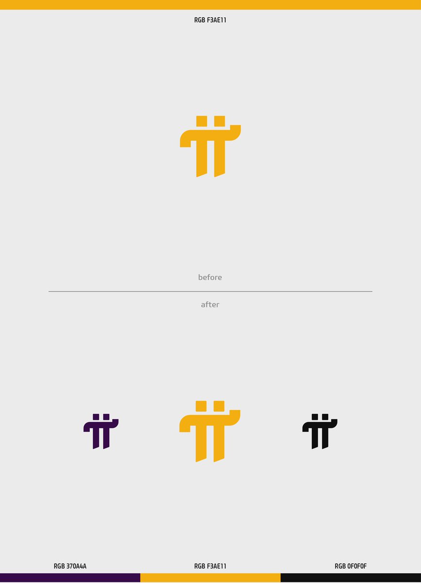 PinetDesigner's tweet photo. Subtle tweaks enhance balance and symmetry, giving it a sharper, modern look. The essence of π (3.14) stays strong, now aligned with the network’s bold vision.
Sometimes, less is truly more!
#Pinetwork @PinetDesigner
#redesign #LogoDesign
#branding #PiLogo #beforeandafter https://t.co/EjAJkxoDEB