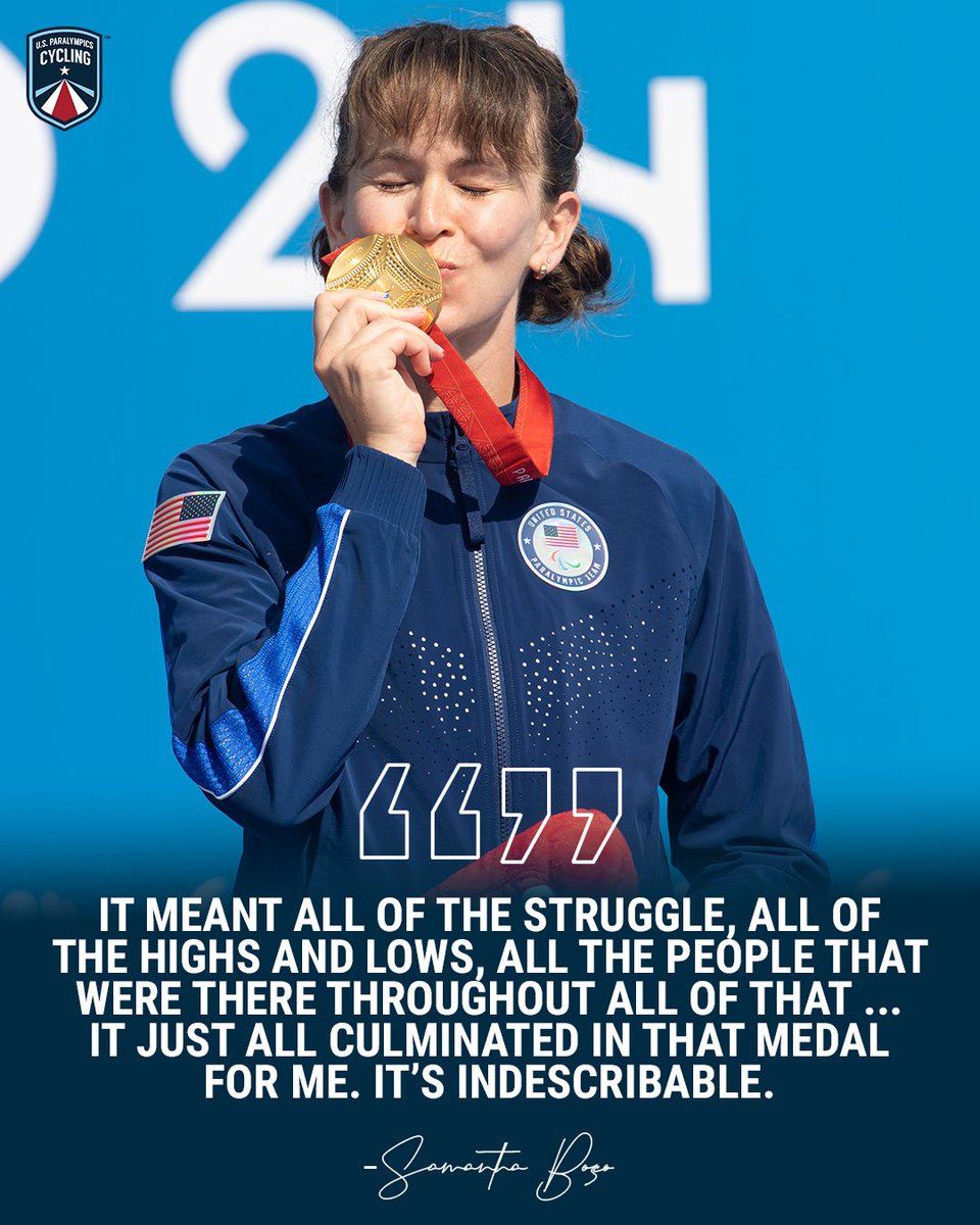 U.S. Paralympics Cycling (@usparacycling) on Twitter photo Golden girl π₯
<a href="/sammiecranks/">Samantha Bosco PLY</a> reflects on her first Paralympic title π bit.ly/3BDq27Y Golden girl π₯
<a href="/sammiecranks/">Samantha Bosco PLY</a> reflects on her first Paralympic title π bit.ly/3BDq27Y