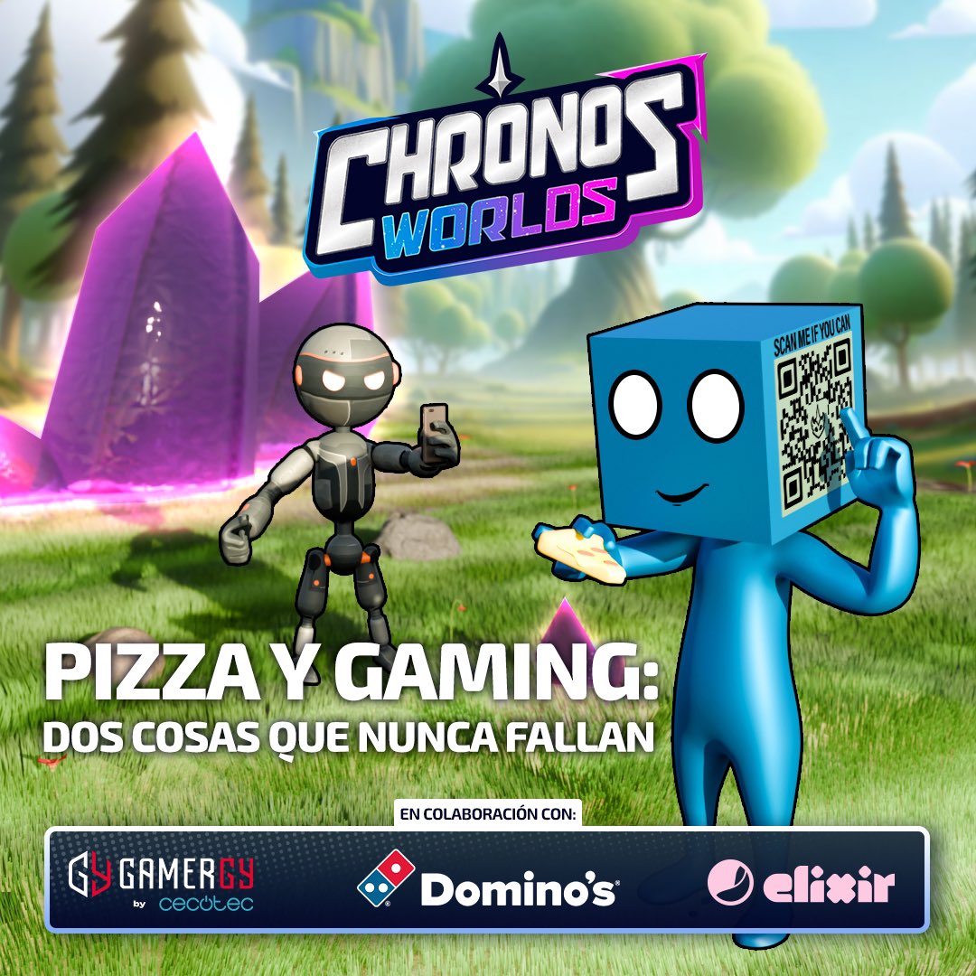 Gamergy Madrid is just around the corner, and this year we’re bringing you a challenge that will leave you hungry for victory.

In partnership with <a href="/DominosGaming/">Domino's Gaming</a> and <a href="/Elixir_Games/">Elixir Games</a> , we’re delivering an epic experience:
Scan the QR code and get your FREE pizza!

🎯 How does it