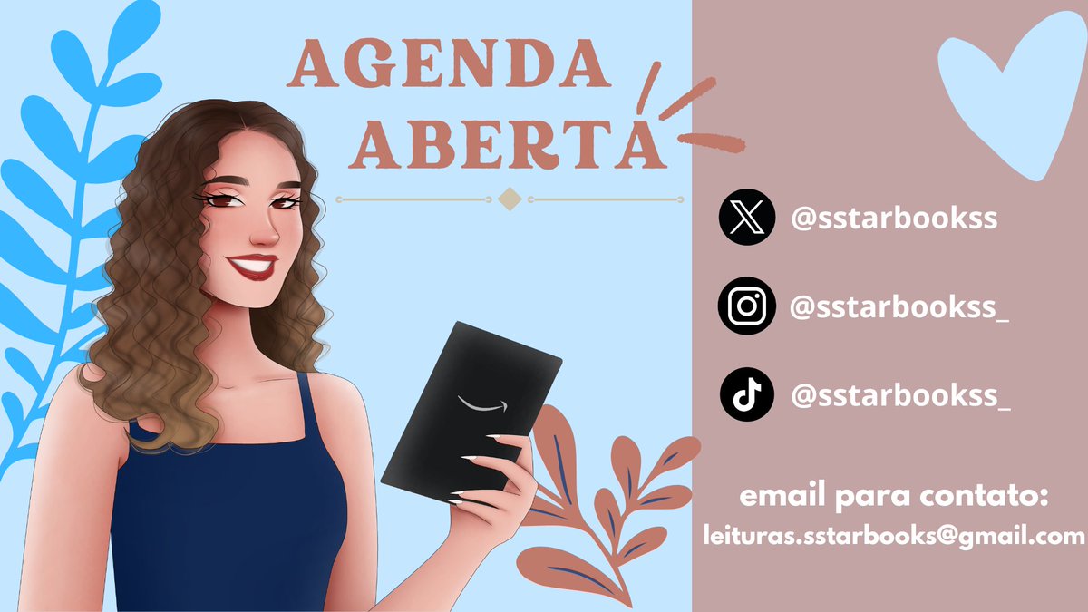 sstarbookss's tweet photo. Oiê, autores! Minha agenda está aberta! Quer divulgar o seu livro? Entre em contato comigo para o envio do mídia kit, com todas as informações. Vou adorar divulgar sua obra nos meus perfis e apresentá-la para um público que ama nacionais. 

💌 leituras.sstarbooks@gmail.com https://t.co/fUCkXBLkTg