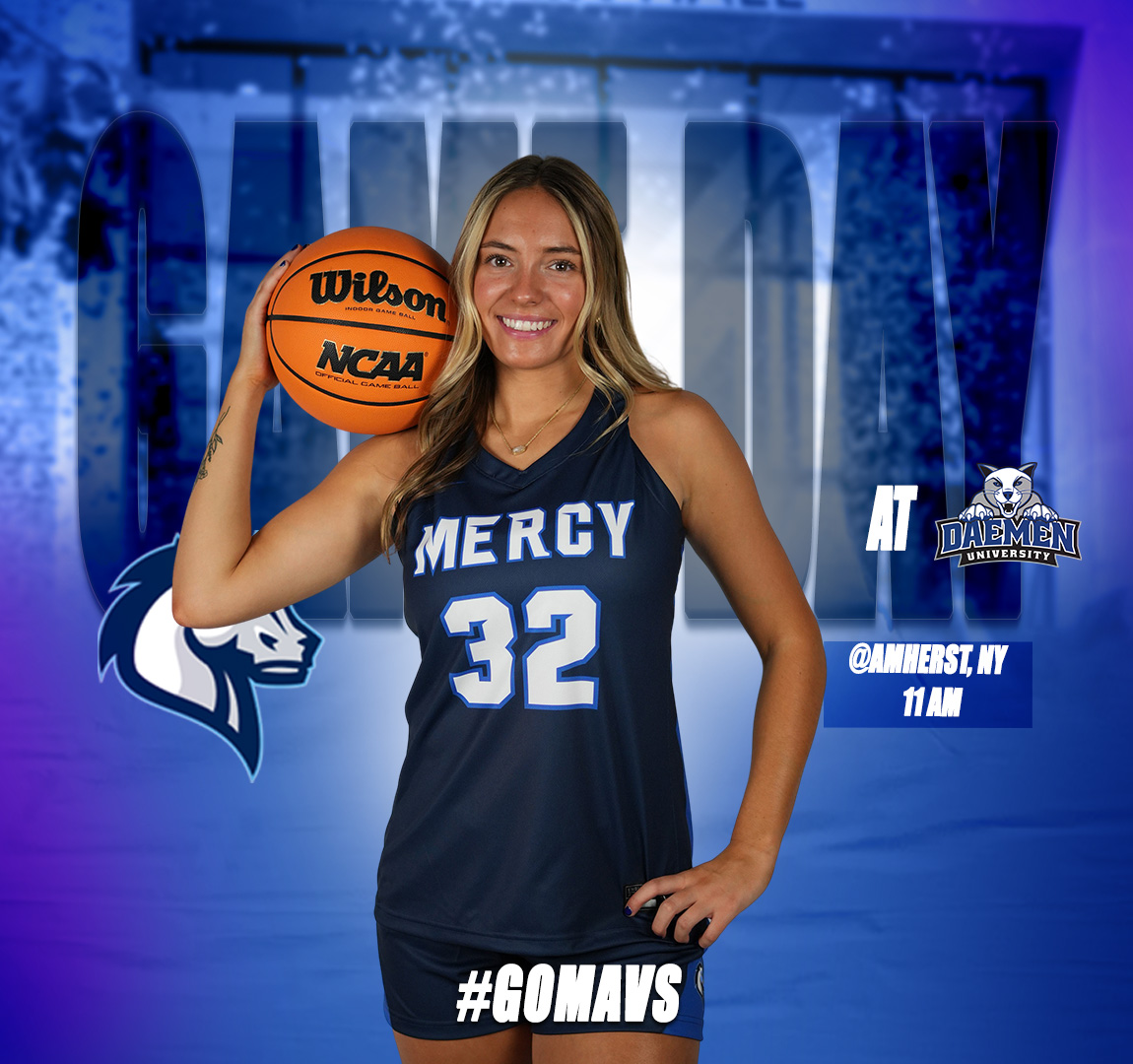 MercyMavericks's tweet image. IT'S GAME DAY! @WbbMercy visits regionally-ranked Daemen in ECC matchup at 11 am. 

📊: sidearmstats.com/daemen/wbball/
📺: eccsportsnetwork.com/daemenwildcats/