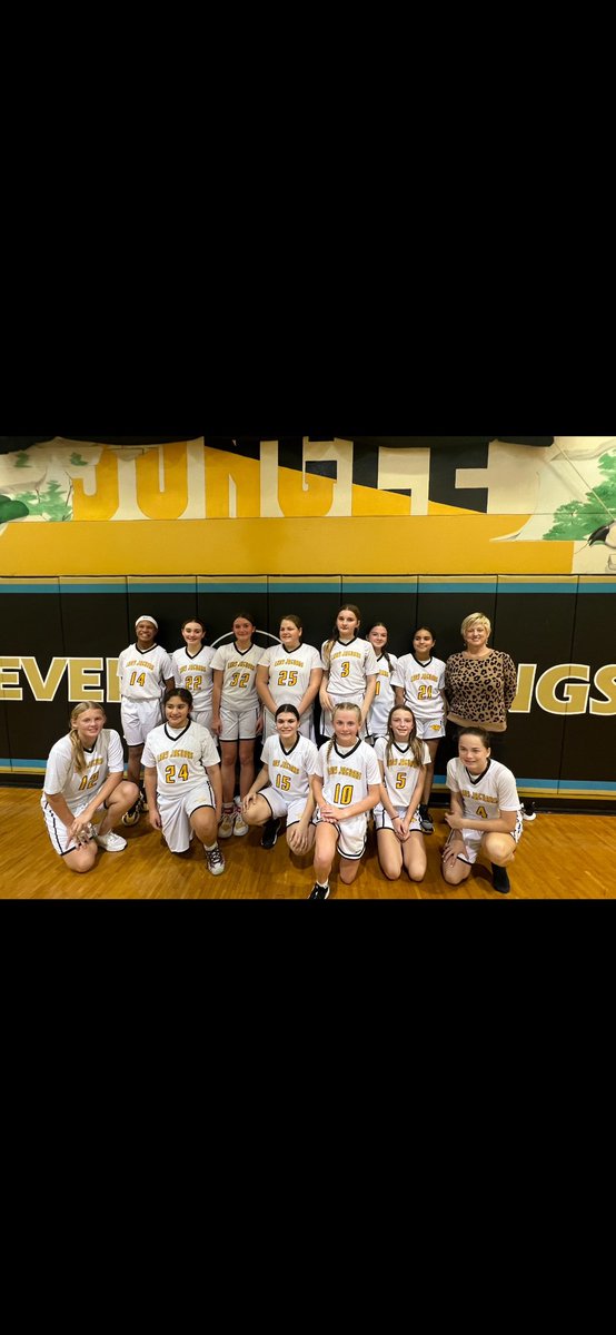 It’s Championship season at Seven Springs our JV lady Jags are celebrating their own undefeated season and west side conference title. Way to go ladies and congratulations coach  Uekerus on another championship and thank you for continuing to bring excellence to Seven Springs.