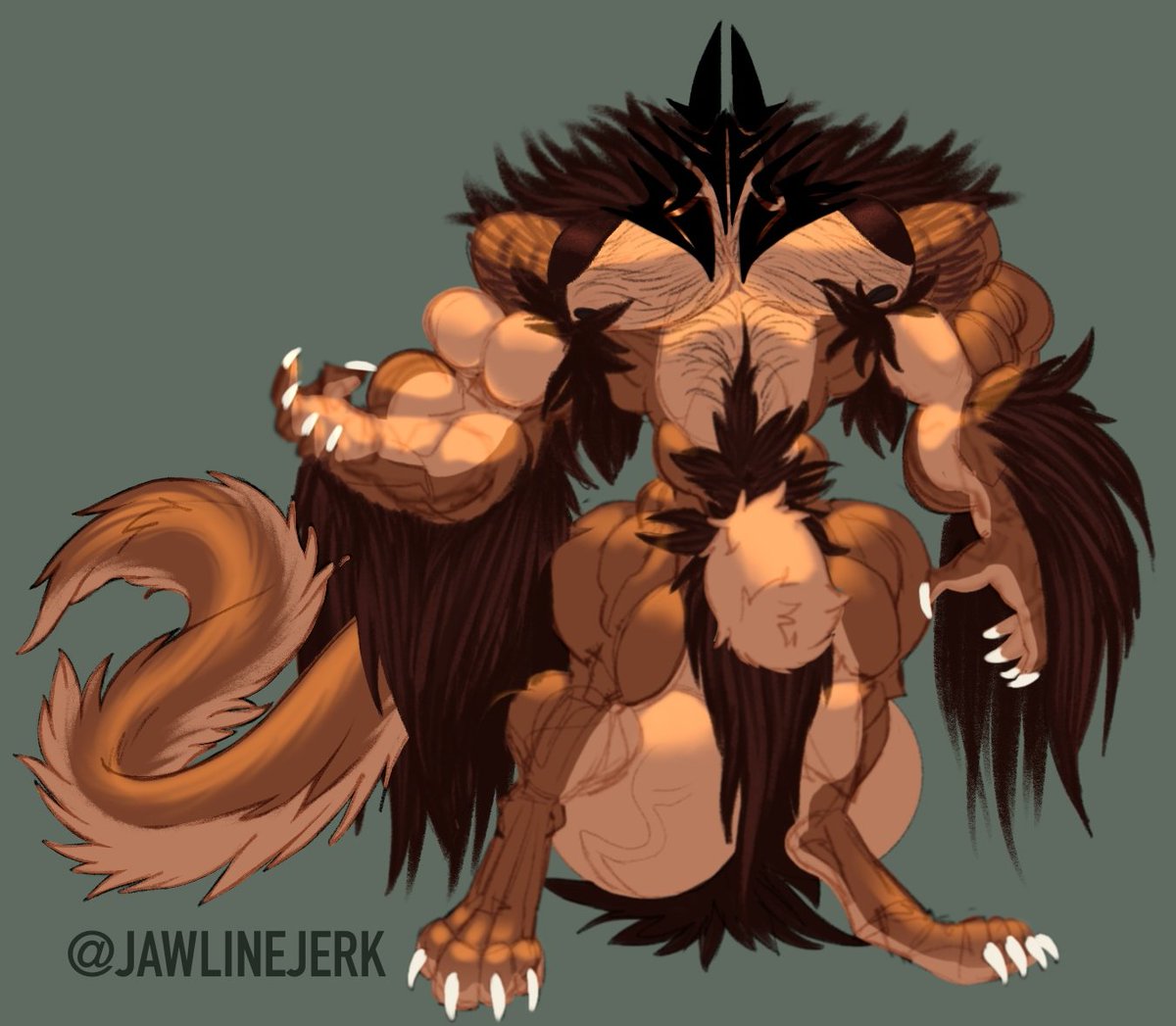 Balls so heavy they rest on the ground. 
You'd be helpless to resist if he pulled you in with his thick hair. How would you handle Lukas' enormous equipment?