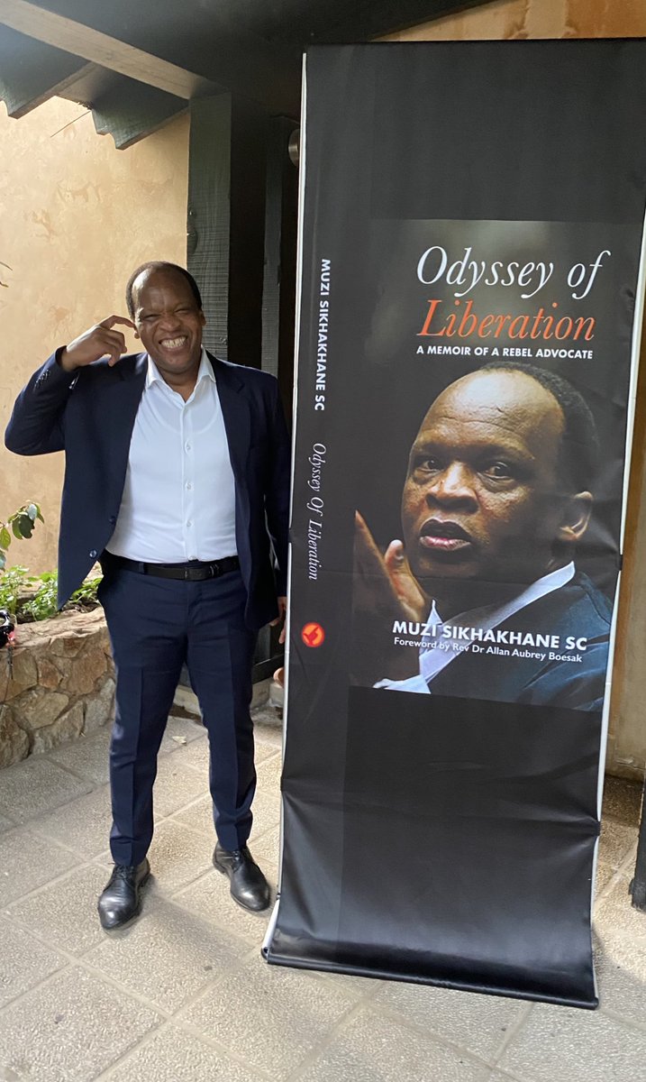 IamMzilikazi's tweet image. “All my life I’ve been attacked by cowards in the shadows. With this book I want them to come out in the open.” ~ Advocate Muzi Sikhakhane SC @xarrabooks @TSFoundation__  #BookAlert #ReadWrite✊🏿