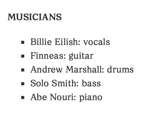 aaaronson's tweet photo. Billie Eilish's pianist ABE NOURI is a really concise supervocalic (one of each vowel) https://t.co/nEVVDJ2t8P