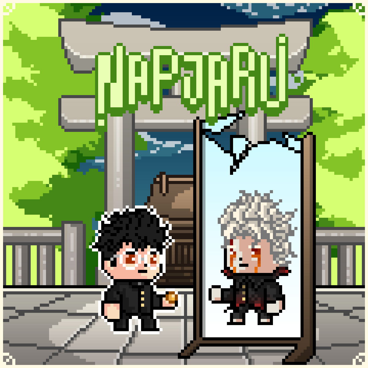 Napjaru's tweet photo. Ken takakura from Dandadan!
 
@animeDANDADANen @dandadandailyx 

#Pixelart #Pixel #Art #Artist #PixelArtist #DigitalArt #8BitArt #16BitArt #ArtCommunity #DigitalArtist #CreativeArt #FanArt #FanArtFriday #FandomArt #RetroGaming #GamingArt #artwork  #Dandadan #AnimeArt https://t.co/OvBBONYSoH