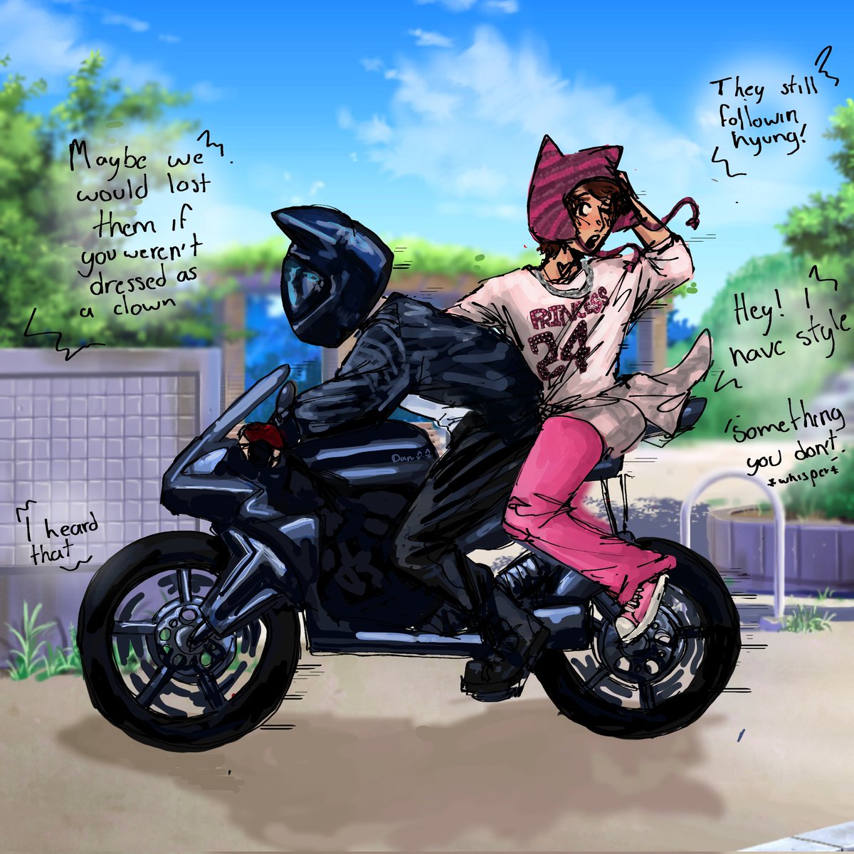 getaway driver mnho x phantom thieve jsng au?