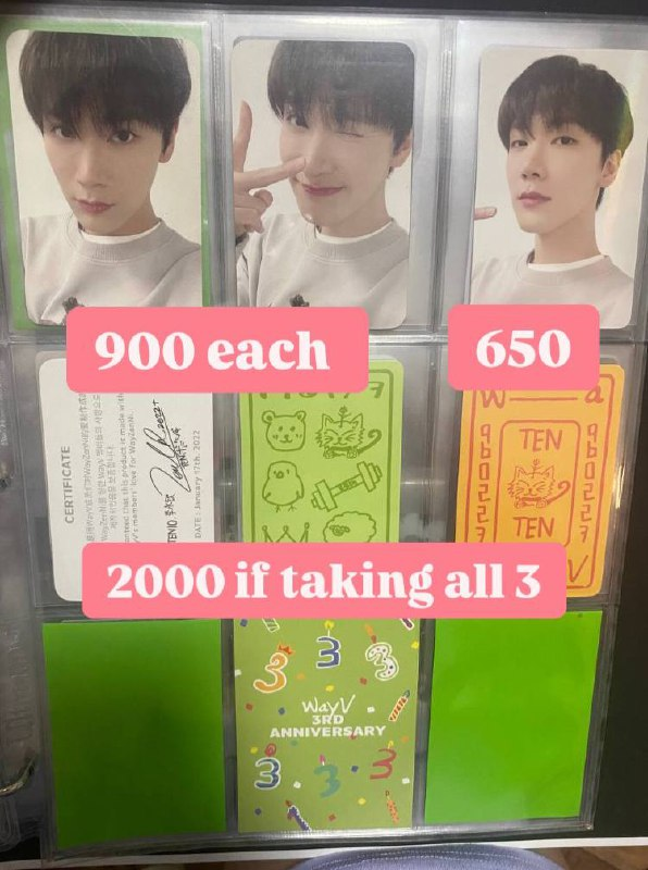 neoheromails's tweet photo. 『 #NeoHeroSale 』

WTS NCT PH
⋐  TEN PCs

⊶ prices negotiable
⊶ push tags. 
seasons greetings wayv 2023 empathy wayv nct 127 dream wish resonance take off 
WayV 3rd Anniversary MD 
Acrylic Stand &amp; AR Voice Card set
WayV 3rd Anniversary MD Necklace PC only
Lucky Card Set https://t.co/NapZi8Opf8