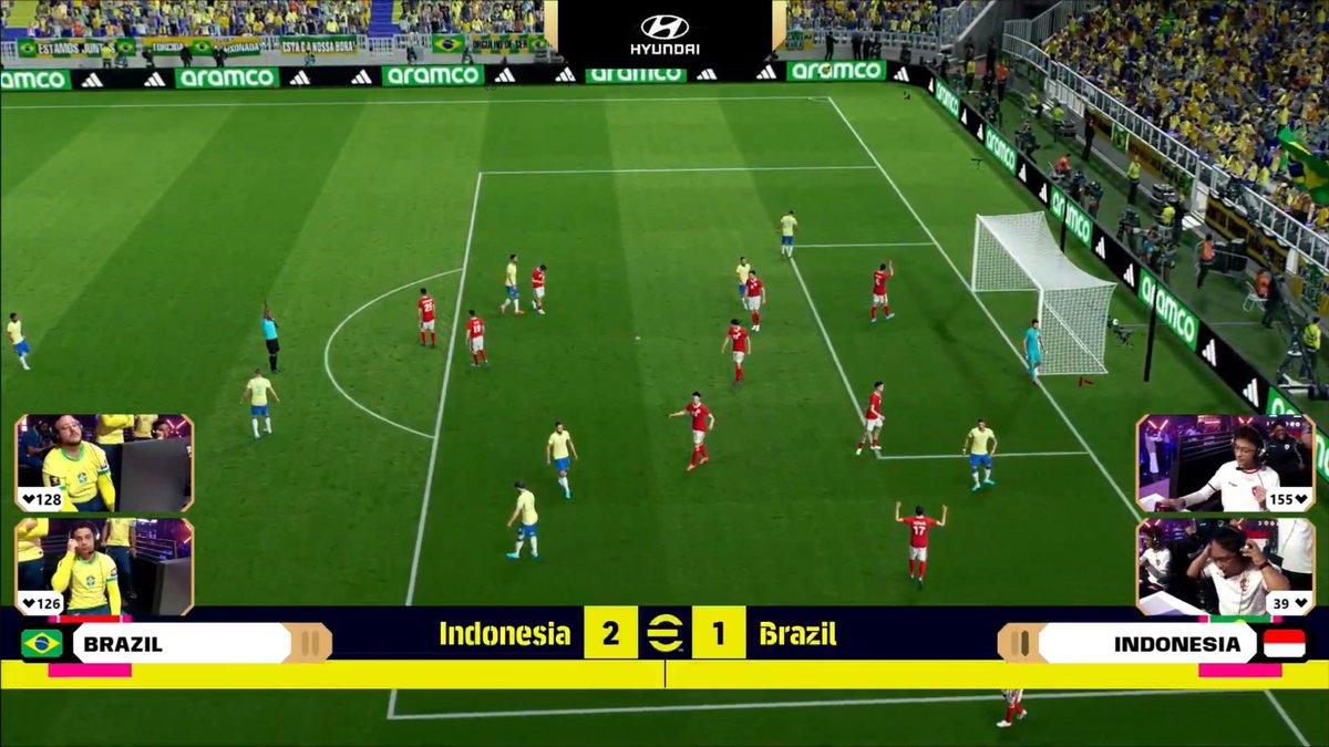 dutajulit's tweet photo. Indonesia juara dunia di EFOODBALL setelah kalahkan Brazil 2-1
#aelfHalvingEvent
#FIFAeWorldCup https://t.co/OMCjec3fBM