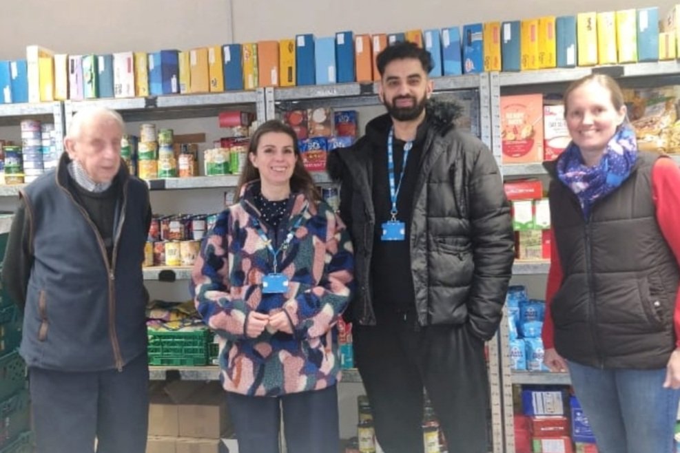 The donations from the office Reverse Advent calendar were delivered to <a href="/raftfoundation/">The Raft Foundation</a> food bank today by STR Zain &amp; OT Vicky.
<a href="/WeAreLSCFT/">Lancashire & South Cumbria NHS Foundation Trust</a> <a href="/victoriajane_OT/">Victoria Bolton</a> 
<a href="/emmer_hindle/">Emma Hindle</a> <a href="/EmmaStoney2/">Emma Stoney</a> <a href="/Kate43758656/">Currently withdrawn</a> @LRoom92