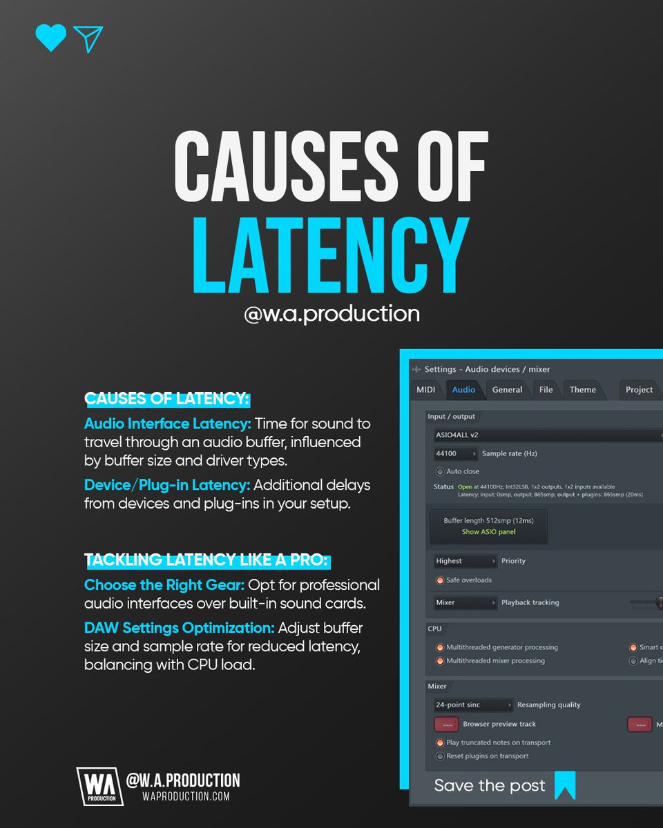 Identify and address latency issues 🎧