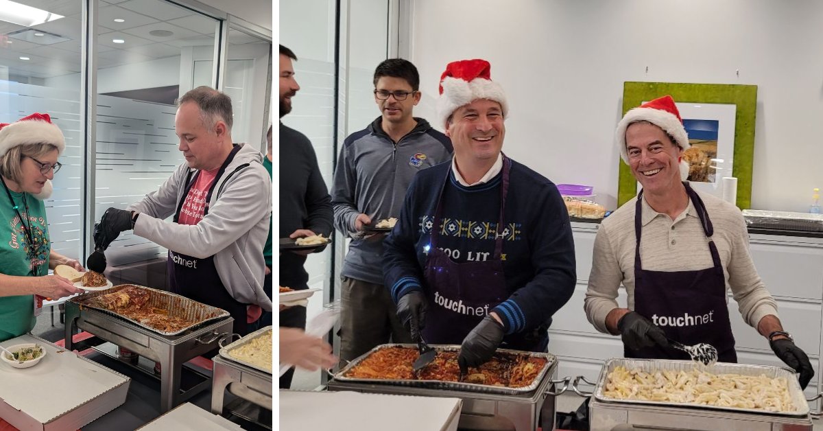 TouchNet's tweet image. 🎶 It&apos;s the most wonderful time of the year! 🎶

We&apos;re grateful for the opportunity to come together to celebrate the holidays. We have the best team.

#TeamTouchNet