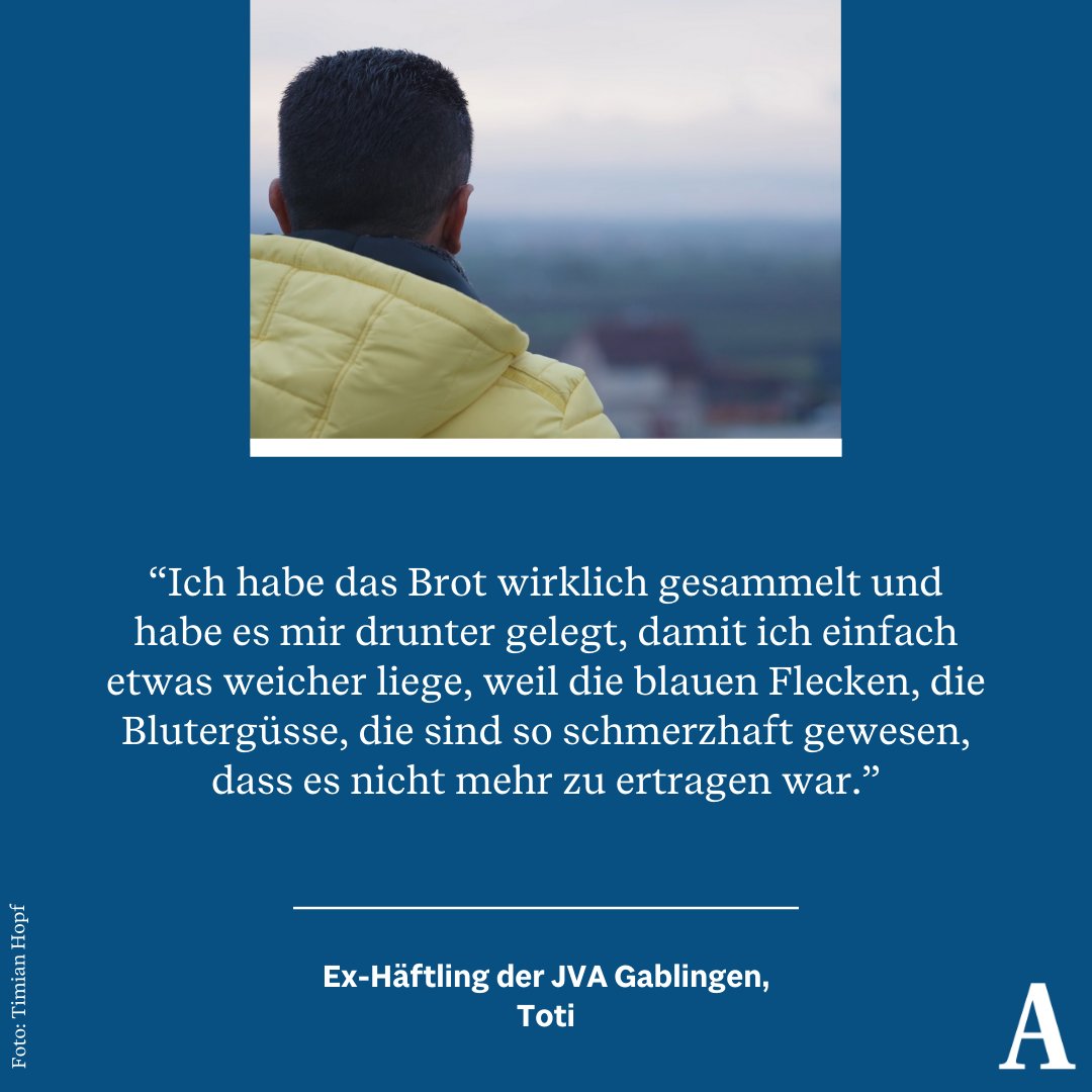 Tritte, Schläge und nicht zuletzt mehrere Tage am Stück nackt auf dem Betonboden einer Spezialzelle. Unsere Redaktion hat mit Toti, einem Ex-Häftling der JVA Gablingen, im Kosovo gesprochen.  Jetzt spricht er über seine Zeit im Gefängnis. Zur Video-Doku: azol.de/103663920