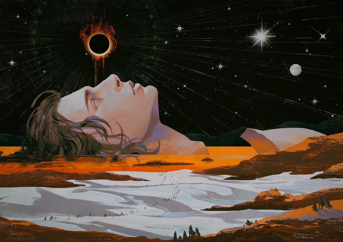 This Dune art in Evangelion reference