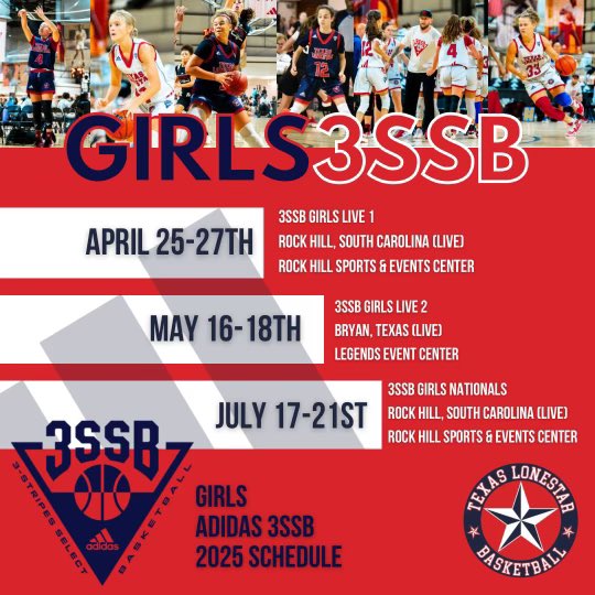 Texas LoneStar (@tlsbasketball) on Twitter photo Excited to be back for year #7 with the best run circuit in the country… ADIDAS 3SSB <a href="/3SSBGCircuit/">3Stripes Select Basketball Girls Circuit</a> #ADIDASGIRLSBASKETBALL #PALMETTOROAD #LEAVENODOUBT Excited to be back for year #7 with the best run circuit in the country… ADIDAS 3SSB <a href="/3SSBGCircuit/">3Stripes Select Basketball Girls Circuit</a> #ADIDASGIRLSBASKETBALL #PALMETTOROAD #LEAVENODOUBT