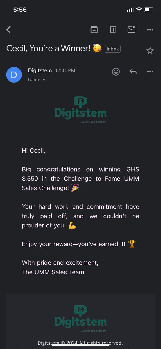 Big thanks to <a href="/digitstem/">Digitstem</a>  for rewarding my efforts
Just earned 8K cedis! Grateful for the opportunity to grow and win.
 Let’s keep achieving together! 🙌
Thanks to <a href="/atk_universe/">ATKuniverse</a>