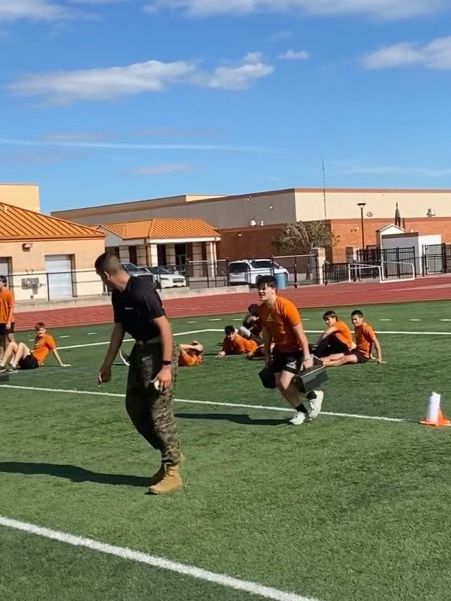 Jackets completed the Marine Corps Combat Fitness Test today to conclude our Round Rock Challenge.  Special thanks to our Marine Corps JROTC and our Marine Recruiters!