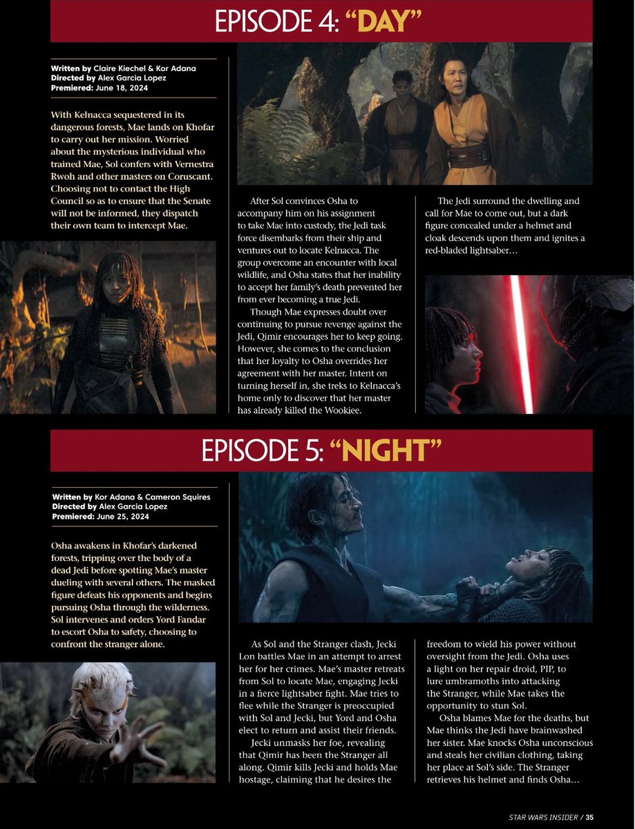 the acolyte companion in star wars insider, pt. 1! #SaveTheAcolyte