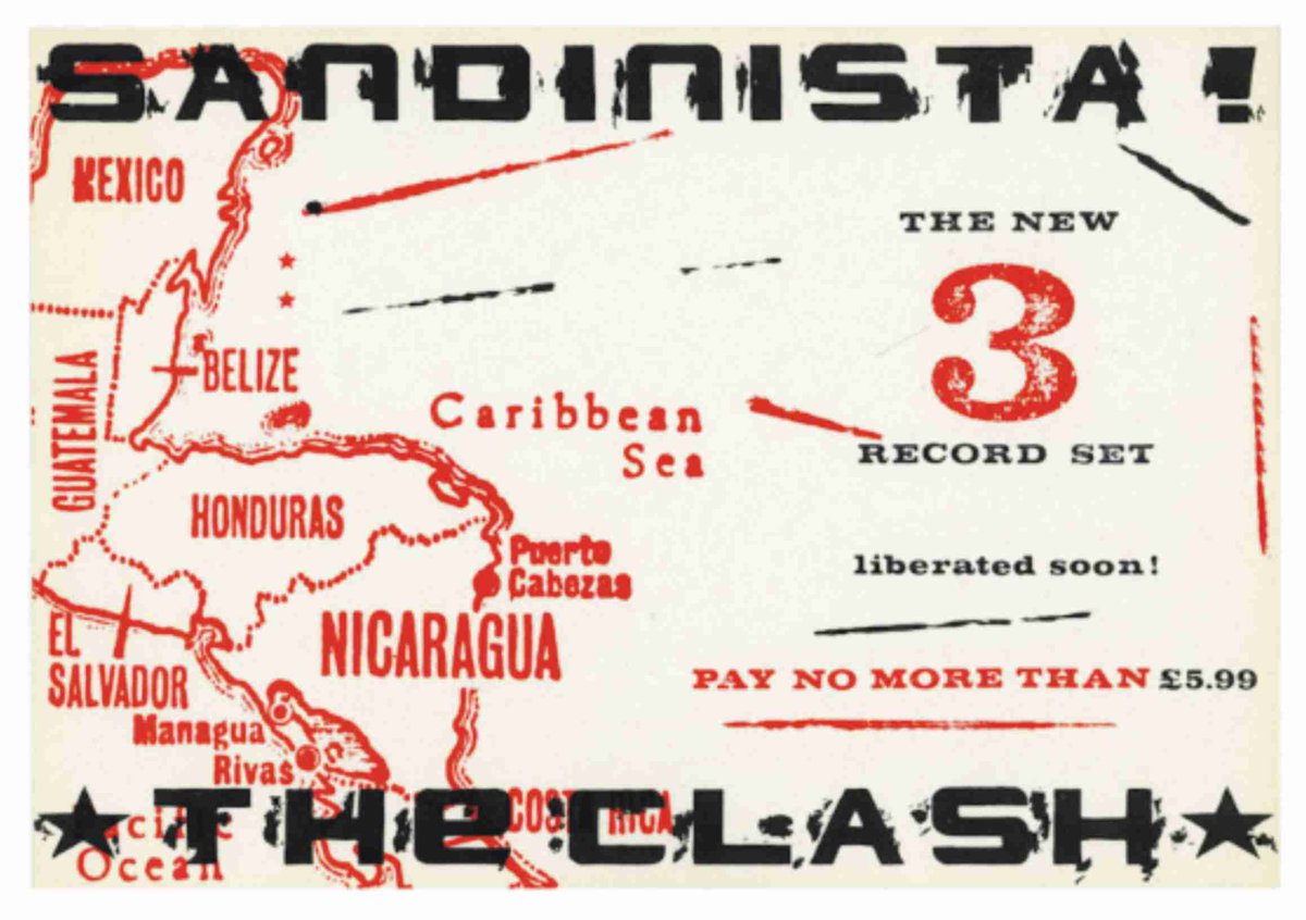 Octopusraine's tweet photo. Released today in 1980 'Sandinista!', by The Clash, possibly my most played. Bought it second-hand in the mid 80's, cheap, as it was not very well thought of, and in the shops just a year after 'London Calling.' Today's favourite 'Washington Bullets.' https://t.co/qB3q65UTec https://t.co/PR69DRxM1n