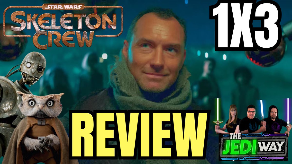 New show alert! #SkeletonCrew hasn't blown me away but I've been enjoying it! Here's our newest episode of #TheJediWay as we go over Episode 3.  <a href="/ShutUp_Laura/">Laura Kelly</a> <a href="/TheRochaSays/">John Rocha</a> 

And we talk about BUFF ROTTA THE HUTT. "DO YOU EVEN LIFT BRO!??" #ROTTAisGONNAbeRIPPED