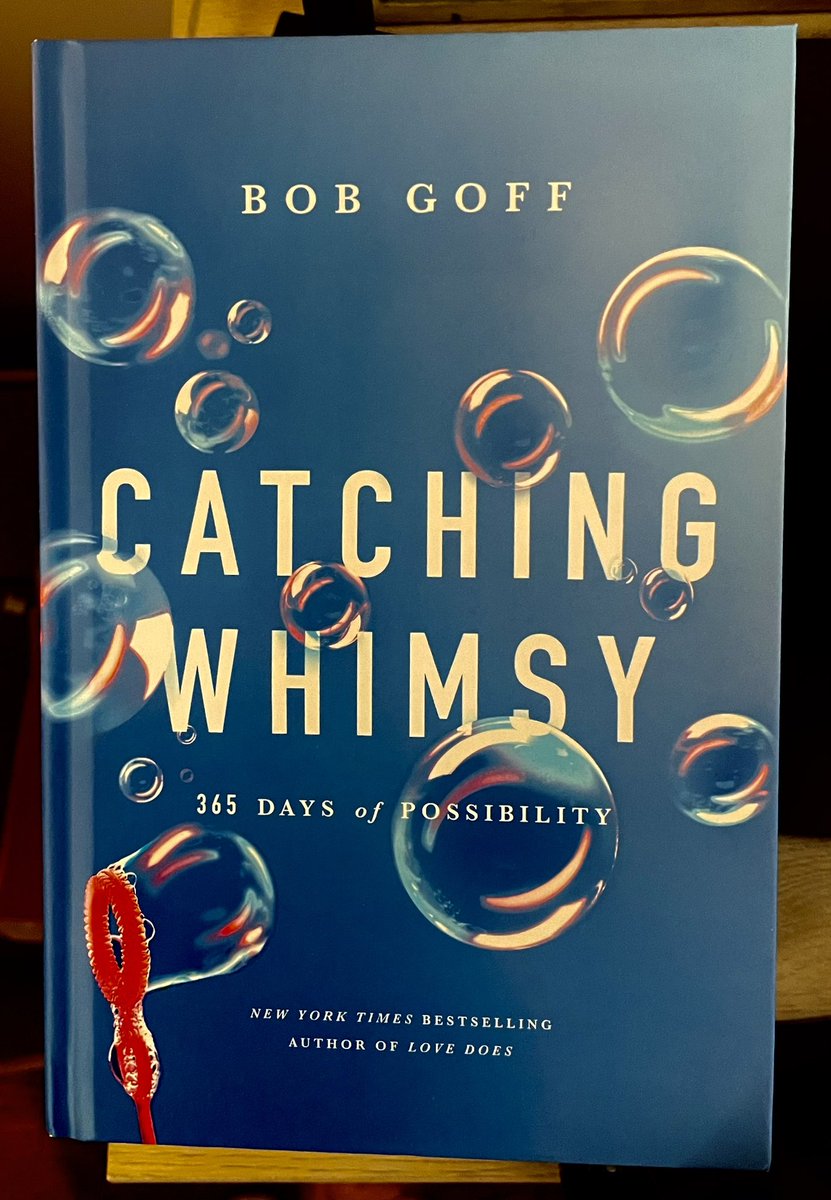 I am anticipating each day in 2025 will be encouraging and inspiring from the new daily devotional, Catching Whimsy, by my friend, <a href="/bobgoff/">Bob Goff</a> ! Thank you, Donna, for my Christmas present! #catchingwhimsy