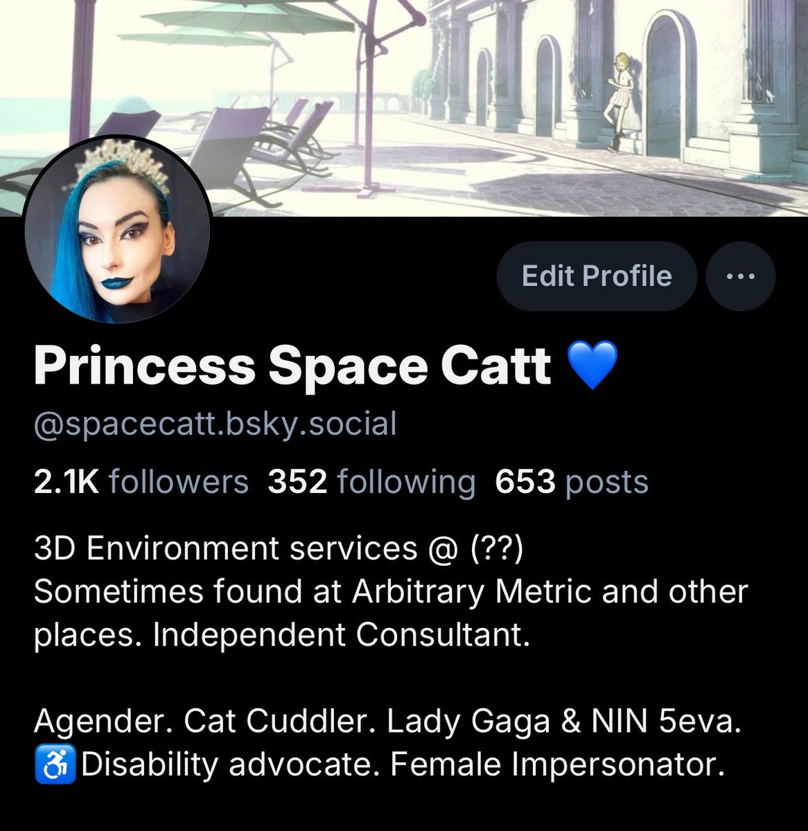 Princess Space Catt 💙 tweet media