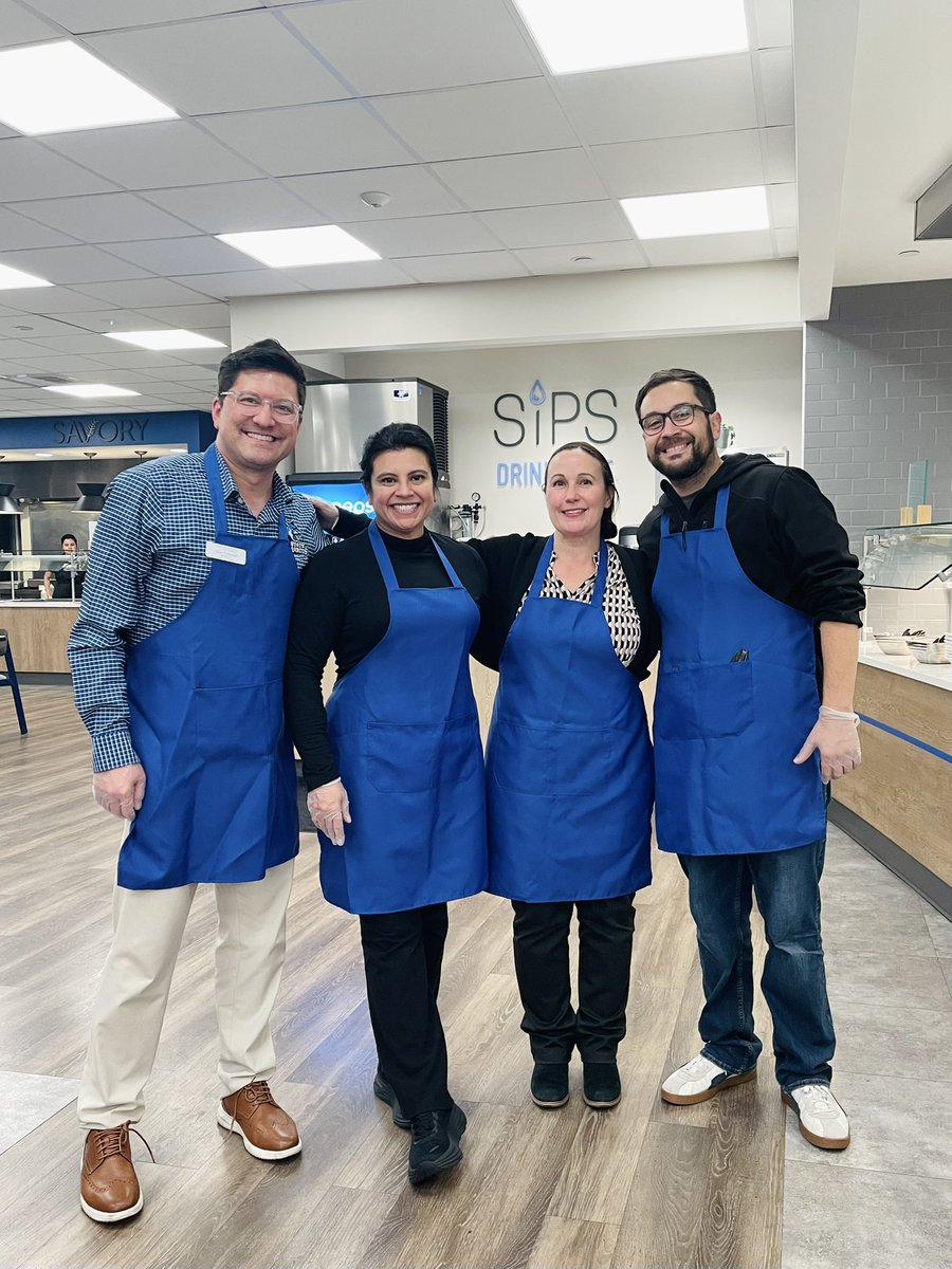 vpsadiaz's tweet image. It’s finals week, and our students need our support (and pancakes)! 🥞💙 Huge thanks to the SA senior leadership team for serving pancakes at Campus Way Café and to our amazing dining staff.

You got this, Cougars! 🐾 We’re proud of you and cheering you on to the finish line!