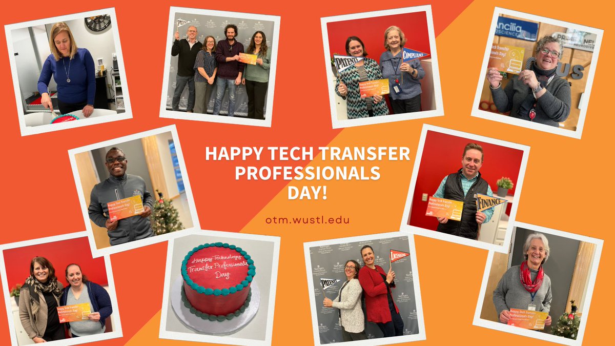 WashUOTM's tweet photo. Today is #TechTransferProfessionalsDay! We are celebrating the incredible contributions of our team, bridging #WashU research with real-world innovation.
Thank you to #AUTM for creating this day to honor the vital role of #techtransfer in advancing innovation.
#IAmTechTransfer https://t.co/nBvND39ffP