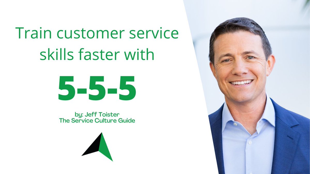 ServiceRevn's tweet photo. Train customer service skills faster with 5-5-5 https://t.co/ytA5l1ghIj https://t.co/G2Ub0COfdj