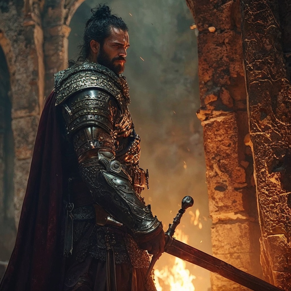 Ragnarok_Term's tweet photo. Biarki stands defiant, ready to carve his saga in blood and fire. ⚔️🔥 Will your legacy echo through the halls of time? #VikingValor https://t.co/24d9ueNYzj