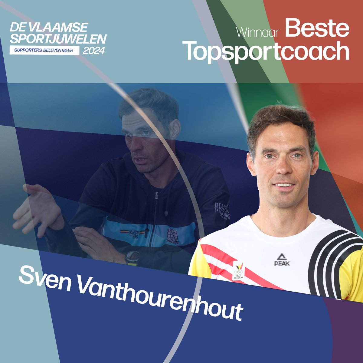 🏅 De topsportcoach van het jaar is...
                                   
👉 Sven Vanthourenhout 👈

Hij leidde onze nationale wielerdelegatie naar een ongelofelijke lijst aan successen op EK's, WK's en de Spelen.

#vlaamsesportjuwelen